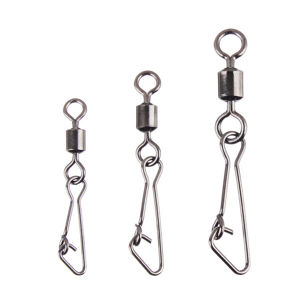 Azor fishing набор вертлюгов с карабином, 5шт, №10+2, №12+1, №8+3