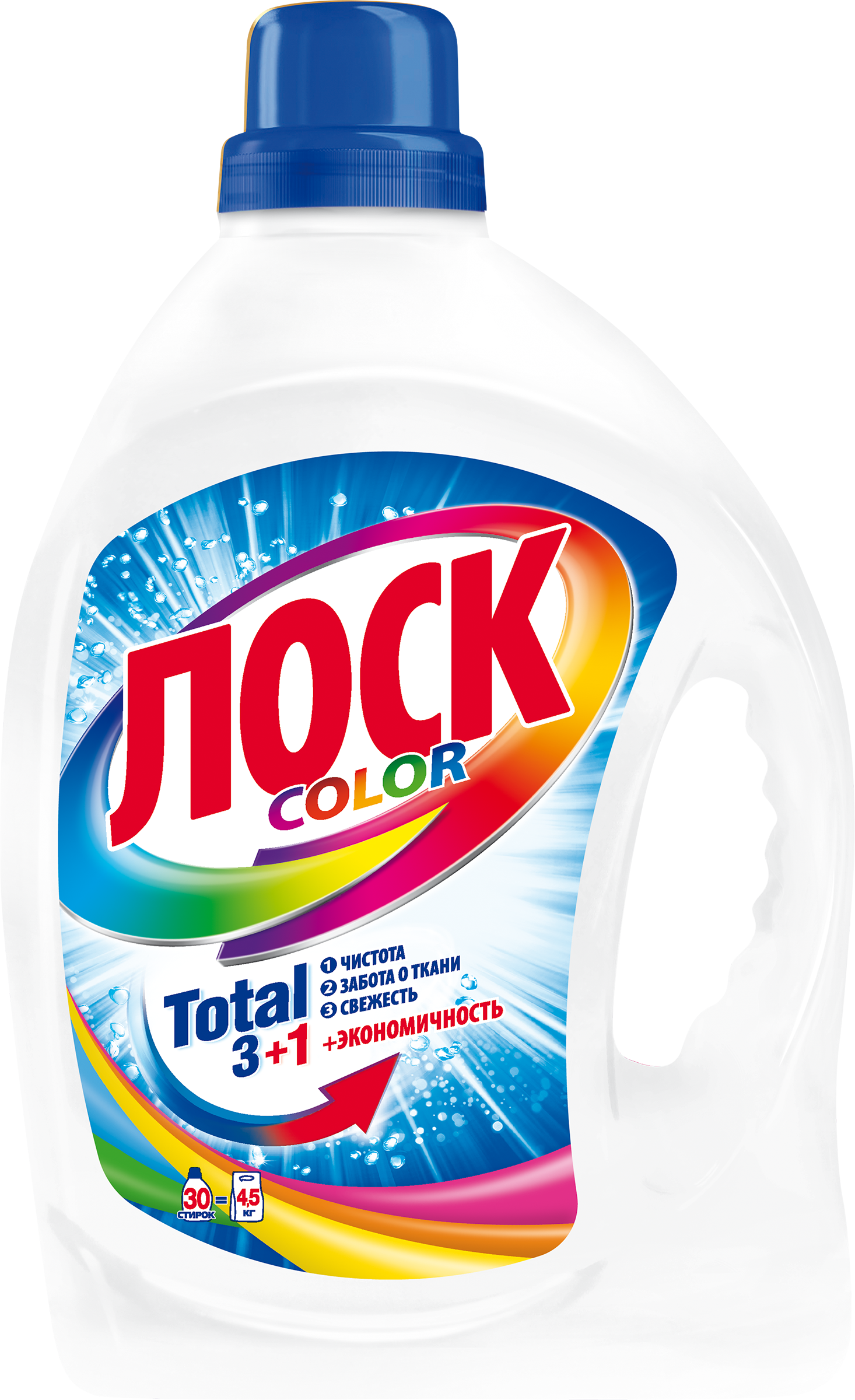 

Гель для стирки Лоск Color для цветного белья 1.95 л 30 стирок