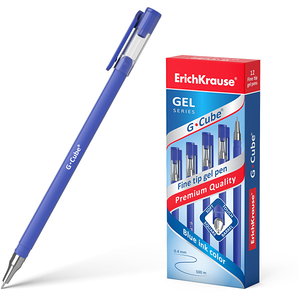 Ручка гелевая G-CUBE синяя ТМ Erich Krause (Эрих Краузе)