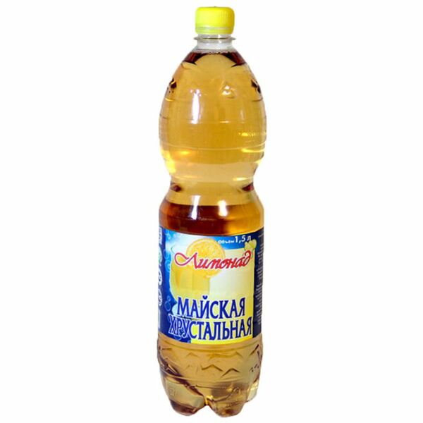 Напиток газированный Майская Хрустальная Лимонад 1.5 л