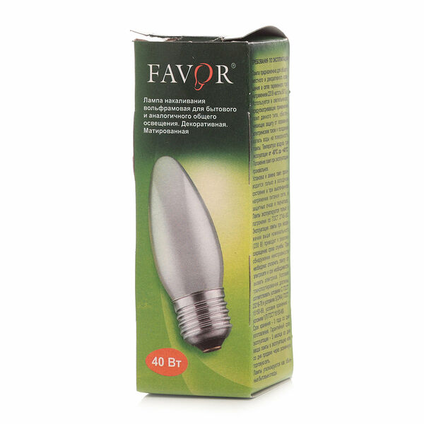 Лампа накаливания 40 Вт Е27 ТМ Favor (Фавор)