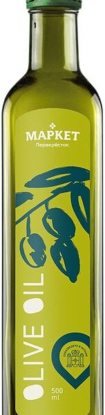 Масло оливковое Маркет Перекресток рафинированное 500мл