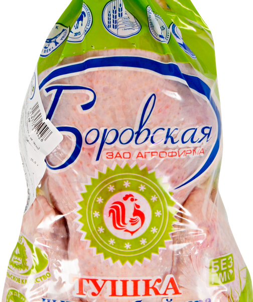 Тушка цыпленка-бройлера АФ БОРОВСКАЯ 1с ГОСТ охл. пакет вес до 2.4 кг