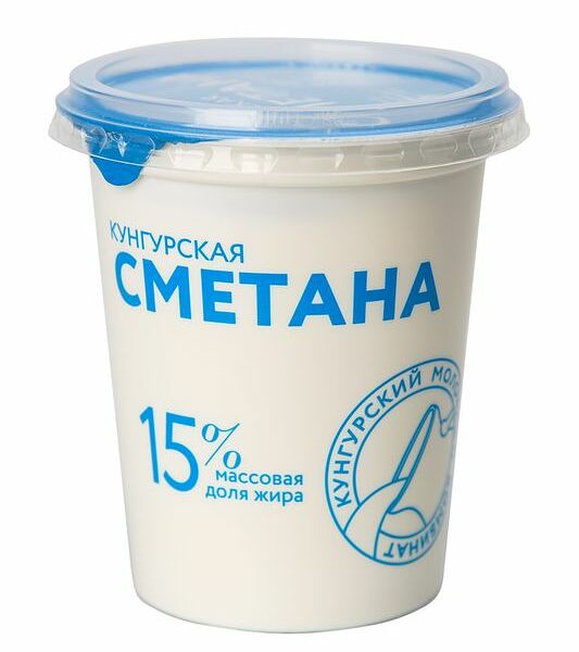 Сметана Кунгурский молочный комбинат 15%