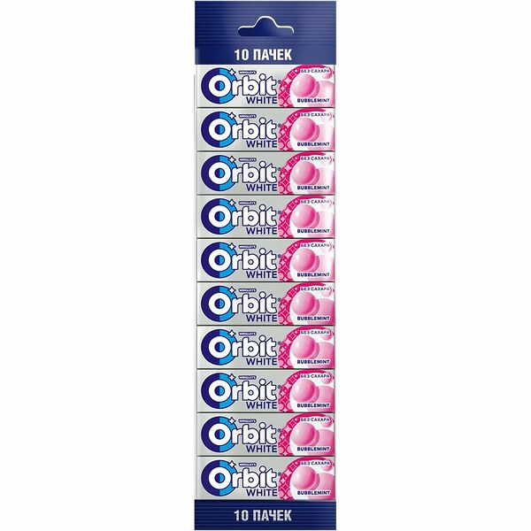 Жевательная резинка Orbit Bubblemint 10 шт