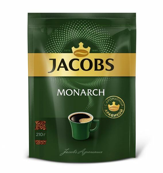 Кофе Jacobs Monarch растворимый 210 г