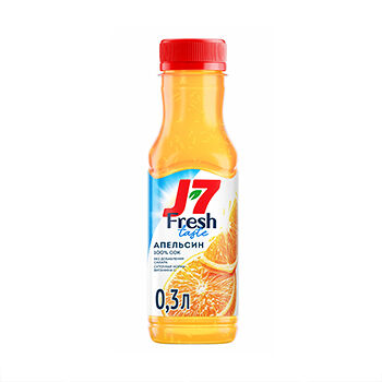 Сок J7 Fresh Taste Апельсиновый с мякотью