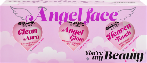 

Набор подарочный женский ORGANIC KITCHEN Маска для лица Clean Aura 100 мл + Крем для лица Angel Glow 100 мл + Хайлайтер для лица Heaven Touch 100 мл