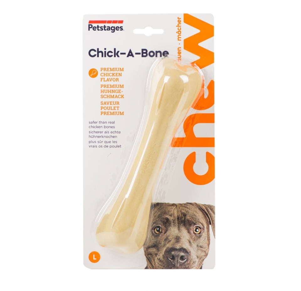 

Игрушка для собак Petstages Chick-A-Bone косточка с ароматом курицы, 18 см