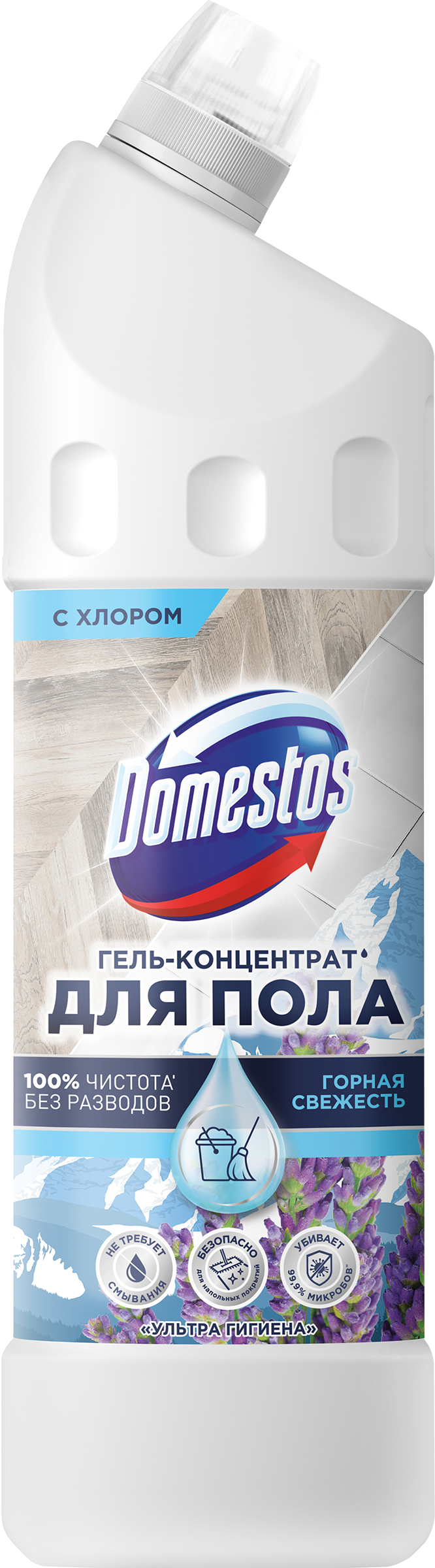 

Средство для мытья пола и других поверхностей Domestos Ультра гигиена 1 л