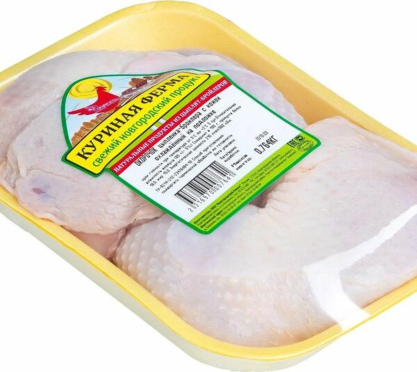 Окорочок цыпленка Куриная Ферма с кожей охлажденный