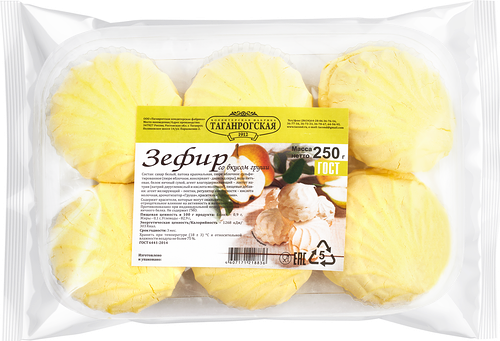 Зефир КФ ТАГАНРОГСКАЯ Груши, 250г