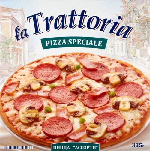 Пицца ассорти La Trattoria 335 г