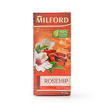 

Чай фруктовый Milford Rosehip в пакетиках 20 пак