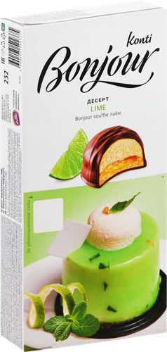 

Десерт Bonjour Souffle лайм 232 г
