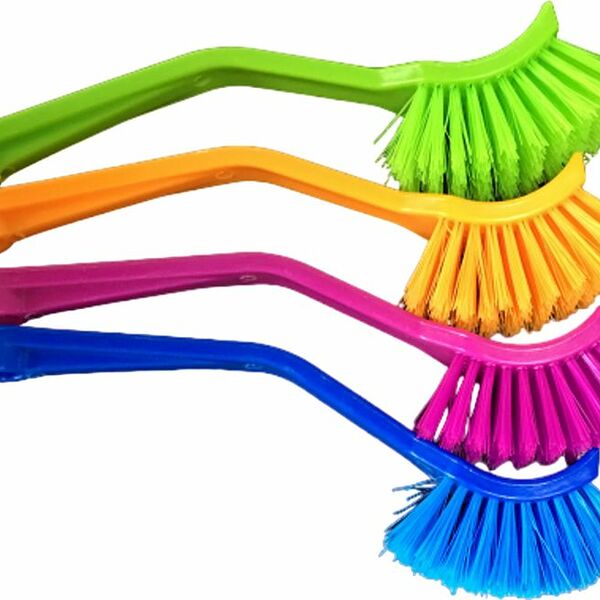 Щетка для посуды 3х4х20 см в ассортименте 1 шт.