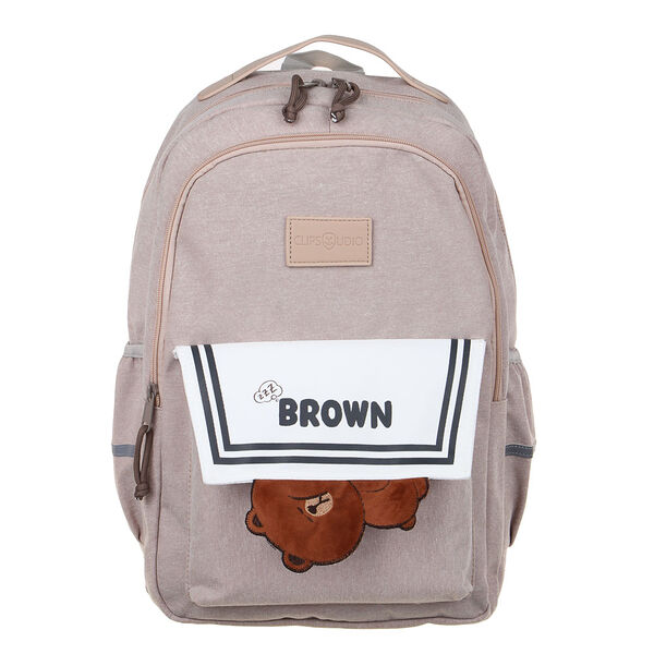 Рюкзак подростковый 45x30x20см, 2 отд., 3 карм., липучка, декор 