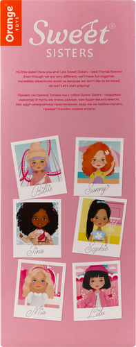 

Кукла мягконабивная ORANGE TOYS Sweet Sisters Mia, Billie Весна, Арт. SS06-18