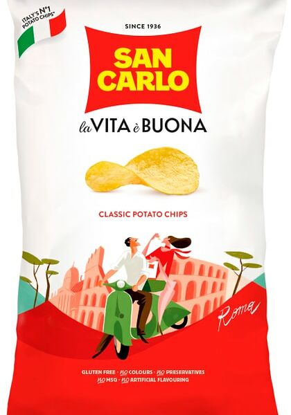 Чипсы San Carlo Piu Gusto Классика 180г