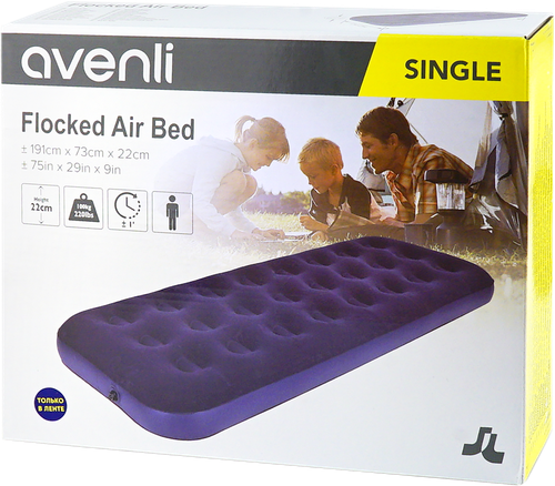 

Матрас надувной AVENLI одноместный 191х73х22см