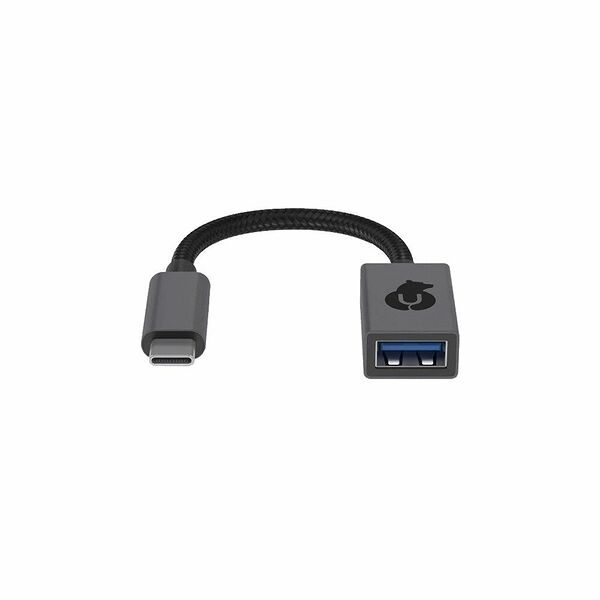 Адаптер для ноутбука uBear USB-C hub Link для устройств с разъемом USB-А/USB-C серый, HB02SG01-AC