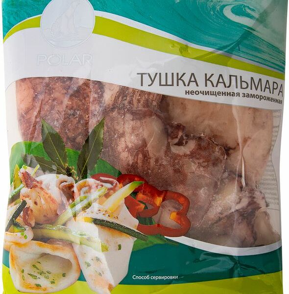 Кальмар замороженный Polar Командорский тушка неочищенная