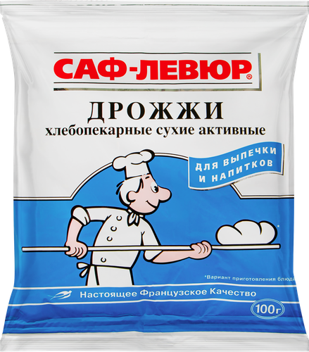 

Дрожжи хлебопекарные Саф-левюр сухие активные 100 г