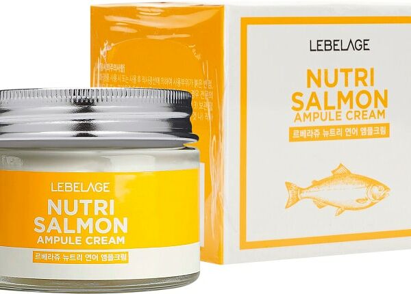 Крем для лица Lebelage Nutri Salmon Ампульный с маслом лосося 70мл