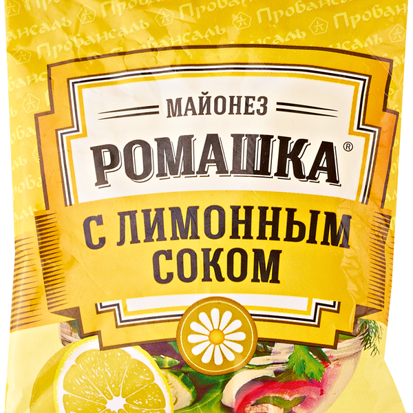 Майонез РОМАШКА с лимонным соком 52%