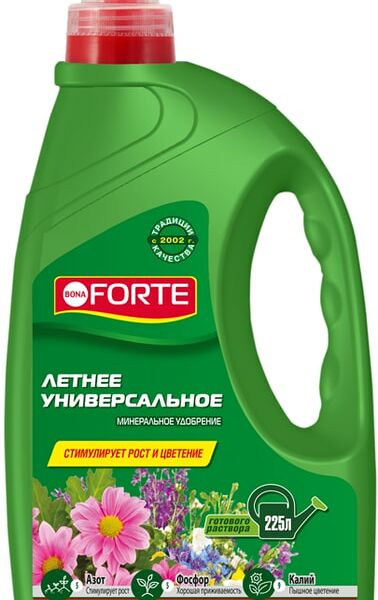 Удобрение Bona Forte минеральное универсальное весна-лето 1.5л