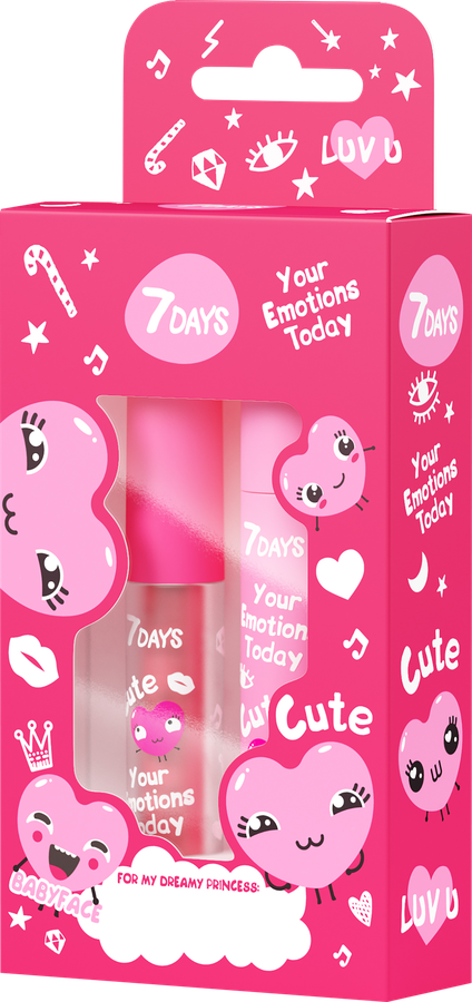 

Набор подарочный женский 7DAYS Your Emotions Today Cute Babyface Тушь для ресниц + Помада для губ