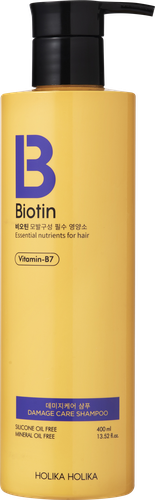

Шампунь для волос HOLIKA HOLIKA Biotin Damage Care, 400мл