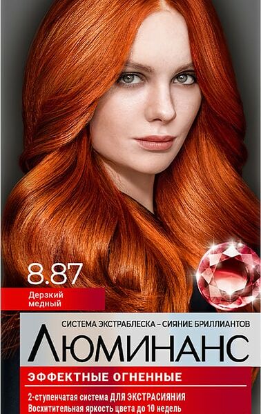 Краска для волос Luminance Color 8.87 Дерзкий медный 165мл