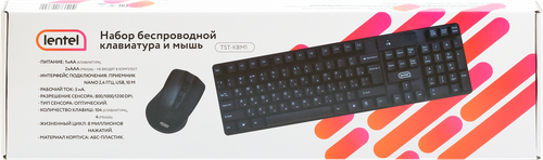 

Набор беспроводной LENTEL TST-KBM1, клавиатура и мышь