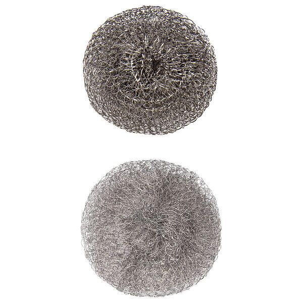 Губка для посуды Домовой, металл, 2 шт