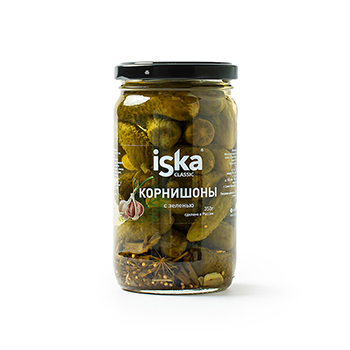 

Корнишоны ISKA с перцем чили 350г, Россия