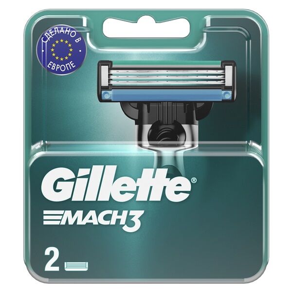 Сменные Кассеты Gillette Mach3 2шт