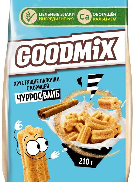 Хрустящие палочки Goodmix Чурросвайб с корицей