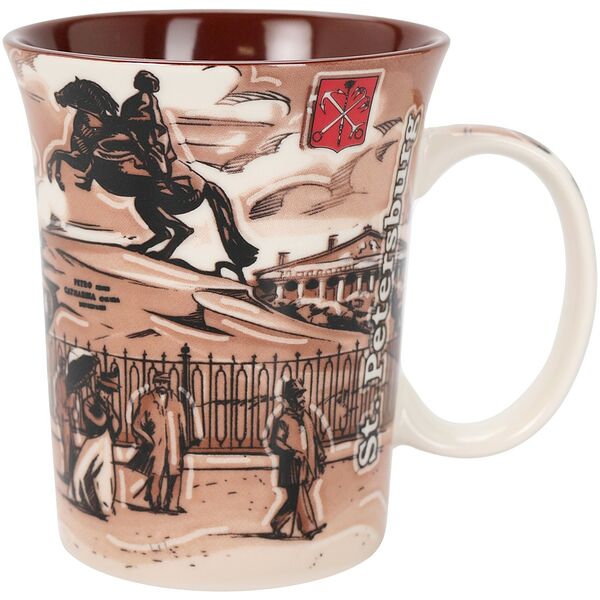 Кружка Медный всадник, 300 мл, фарфор