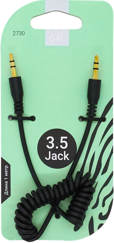 

Кабель GAL 2730/2734 Jack 3,5-Jack 3,5 витой