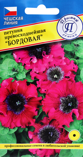 

Семена ПРЕСТИЖ-СЕМЕНА Петуния Превосходнейшая бордовая, Арт. 00019851, 10шт
