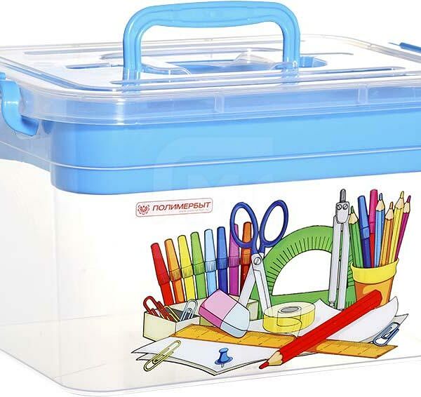 Контейнер для хранения Полимербыт с вкладышем 6.5л,1 шт.