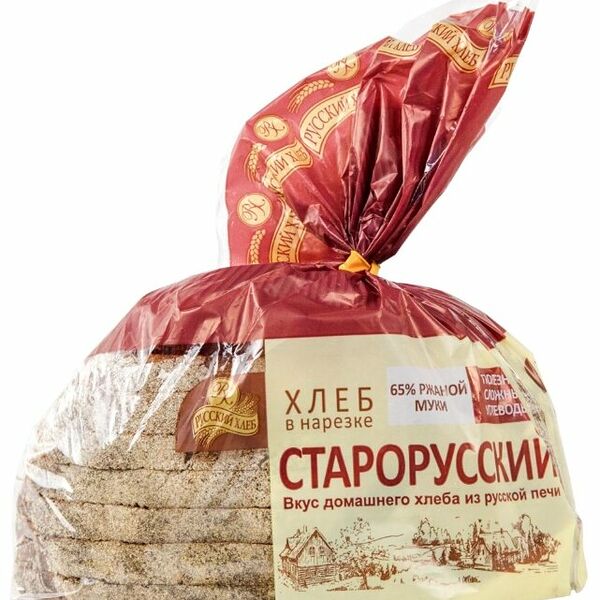 Хлеб Русский хлеб Старорусский ржаной нарезка