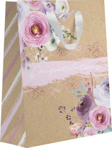 

Пакет подарочный 32x26.5x12.5 см 1 шт в ассортименте