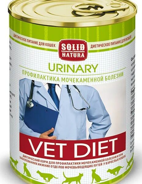 Solid Natura VET Urinary консерва для кошек 340 г