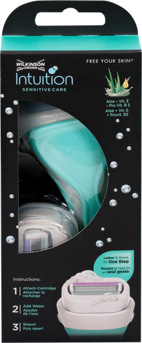 

Станок для бритья женский Wilkinson Sword Intuition Sensitive со сменным картриджем