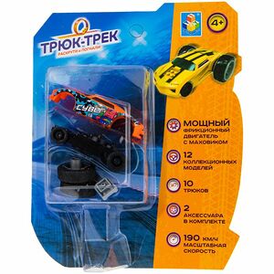 Машинка 1Toy Трюк-Трек фрикционная с механизмом