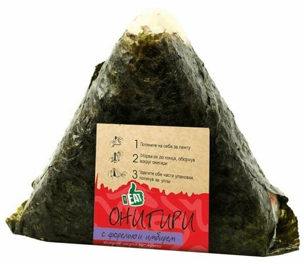 Закуски по-японски с форелью и имбирем ТМ Онигири