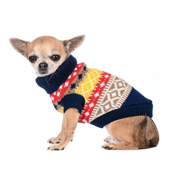 Свитер для собак 20см XS синий (унисекс)