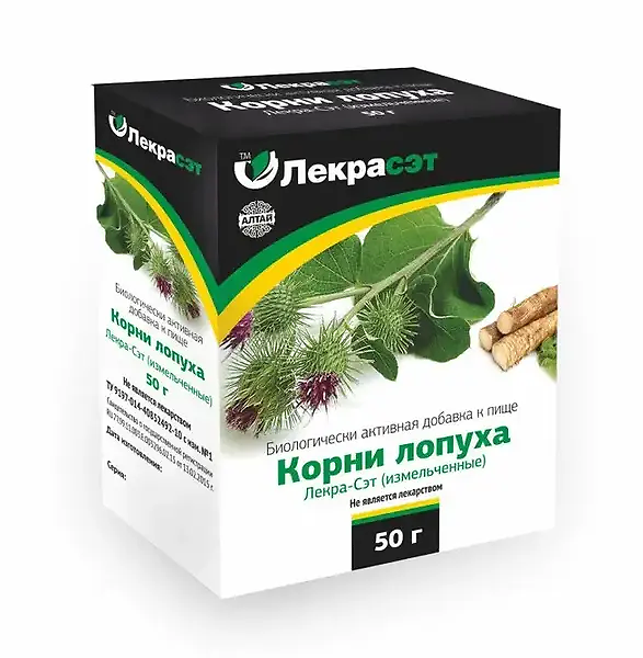 Корни лопуха (измельченные) 50 г